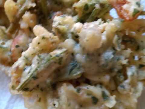 ♤天ぷら衣が余った時のかき揚げ